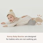 Konny Baby Fluffy Cozy Fleece Winter Booties for Infant (Beige) - Image 2